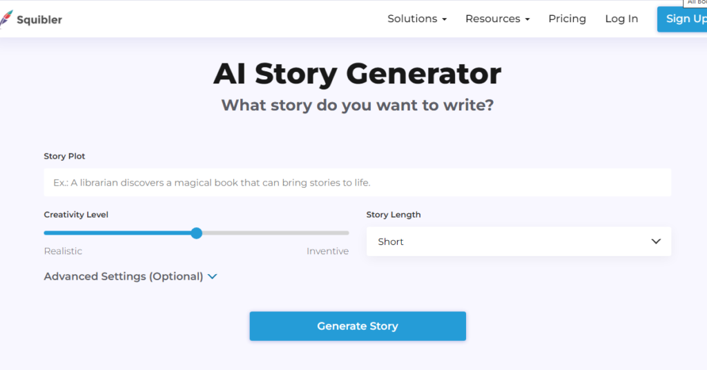 squibler's ai story generator squibler's ai story generator